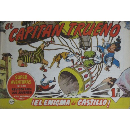 EL CAPITÁN TRUENO Núm 209. ¡EL ENIGMA DEL CASTILLO!