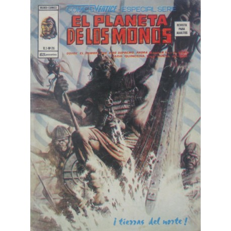 EL PLANETA DE LOS MONOS VOLUMEN 2. Núm. 26" ¡TIERRAS DEL NORTE!"