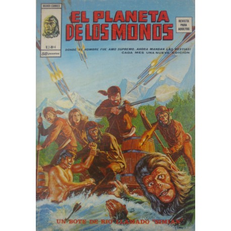 EL PLANETA DE LOS MONOS VOLUMEN 2. Núm. 4" UN BOTE DE RÍO LLAMADA " SIMIAN".