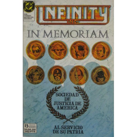 INFINITY INC. Núm.22. " IN MEMORIAM ".