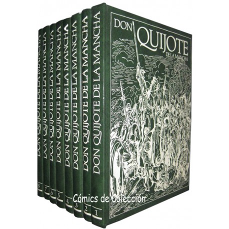 DON QUIJOTE DE LA MANCHA. COLECCIÓN COMPLETA DE 8 TOMOS