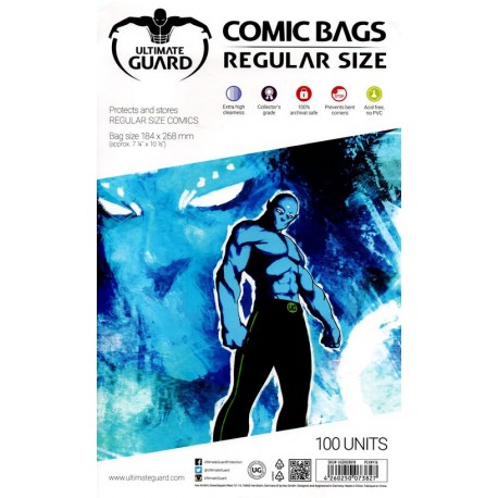 FUNDAS PARA COMICS TAMAÑO REGULAR SIZE