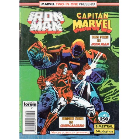 IRON MAN/ CAPITÁN MARVEL Núm 45