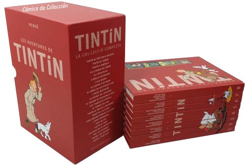 cofre les aventures de tintin coleccion completa - Coleccion Tintin 00 al 23