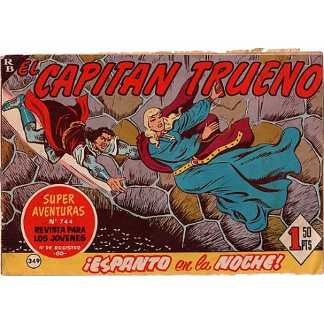 EL CAPITÁN TRUENO Núm 349. ¡ESPANTO EN LA NOCHE!