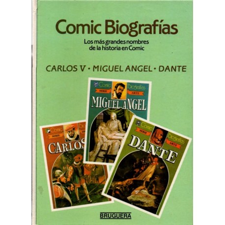 COMIC BIOGRAFÍAS Núm. 1: CARLOS V- MIGUEL ÁNGEL- DANTE
