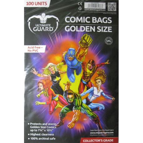 FUNDAS PARA COMICS TAMAÑO GOLDEN